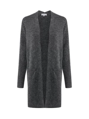 Marie Lund Damski rękaw z dzianiny Kobiety drobna dzianina szary marmurkowy,