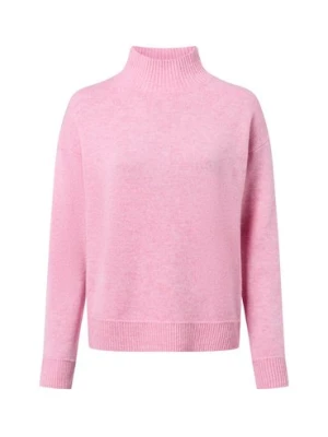 Marie Lund Damski sweter merino Kobiety Wełna merino różowy marmurkowy,
