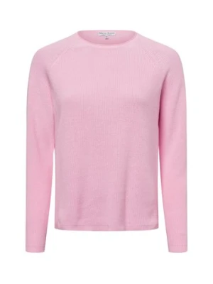 Marie Lund Damski sweter z dzianiny - Nak Kobiety Bawełna różowy jednolity,