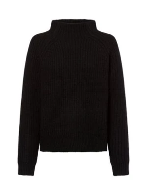 Zdjęcie produktu Marie Lund Damski sweter z dzianiny wykonany z wełny merynosów Kobiety Wełna merino czarny jednolity,