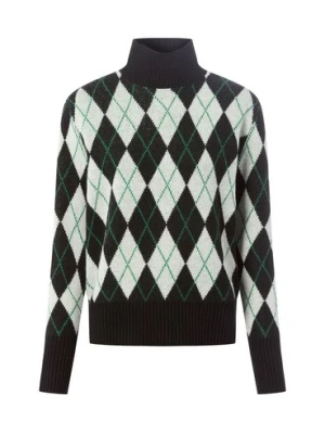 Marie Lund sweter z wełny merynosów Kobiety Wełna merino czarny, XS/S