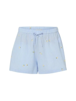 Marie Lund Damskie spodenki od piżamy Kobiety niebieski|biały w paski,