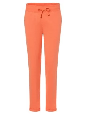 Marie Lund Damskie spodnie dresowe Kobiety Bawełna pomarańczowy jednolity,