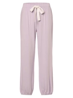 Marie Lund Damskie spodnie od piżamy Kobiety Dżersej lila jednolity,