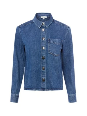 Marie Lund Dżinsowa bluzka damska - Birgit Kobiety Bawełna niebieski,