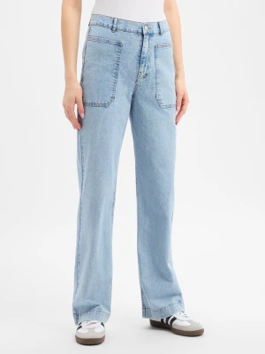 Marie Lund Dżinsy Kobiety Bawełna niebieski,