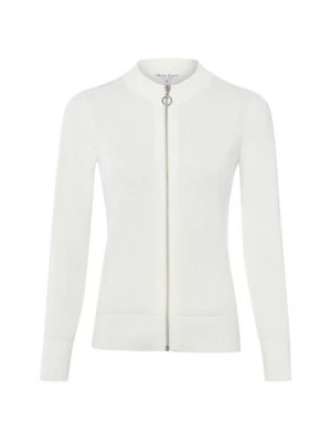 Marie Lund Kardigan damski Kobiety Bawełna (100%) biały jednolity,