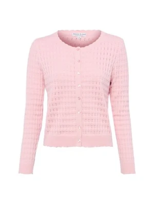 Marie Lund Kardigan damski Kobiety Bawełna różowy,