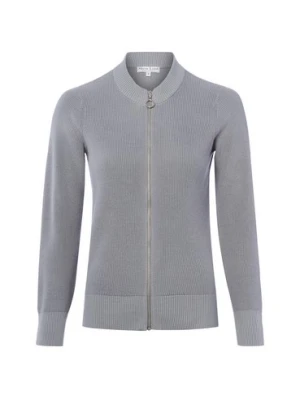 Marie Lund Kardigan damski Kobiety Bawełna (100%) szary jednolity,