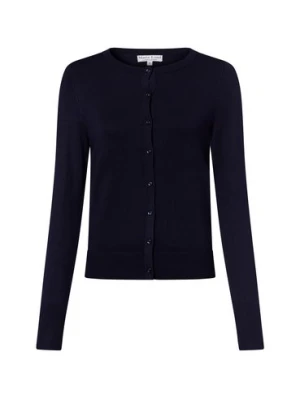 Marie Lund Kardigan damski Kobiety drobna dzianina niebieski,