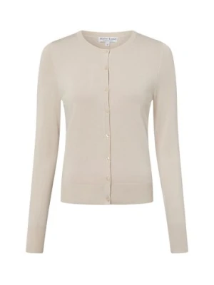 Marie Lund Kardigan damski Kobiety szary jednolity,