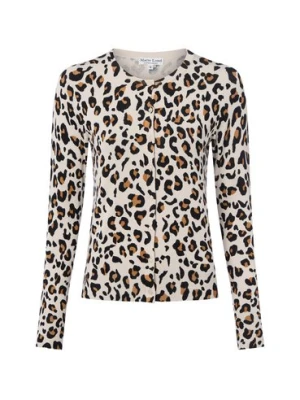 Marie Lund Kardigan damski Kobiety szary wzorzysty,