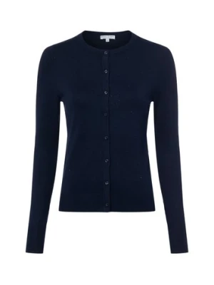 Marie Lund Kardigan damski Kobiety wiskoza niebieski jednolity,