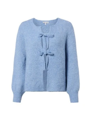 Marie Lund Kardigan damski z zawartością wełny Kobiety niebieski marmurkowy, XS/S