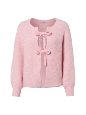 Marie Lund Kardigan damski z zawartością wełny Kobiety różowy marmurkowy, XS/S