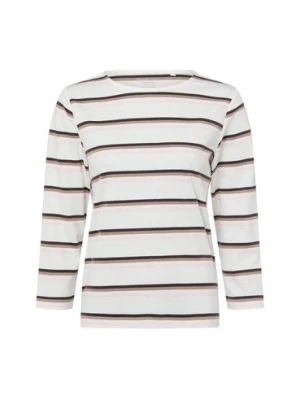 Marie Lund Koszula damska Kobiety Bawełna biały|brązowy|różowy w paski,