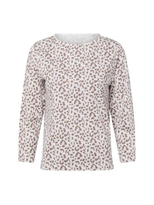 Marie Lund Koszula damska Kobiety Bawełna biały|brązowy|różowy wzorzysty,
