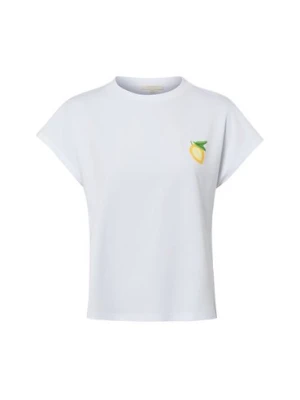 Marie Lund Koszulka damska Kobiety Bawełna (100%) biały jednolity,