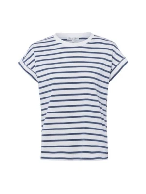 Marie Lund Koszulka damska Kobiety Bawełna (100%) biały w paski,