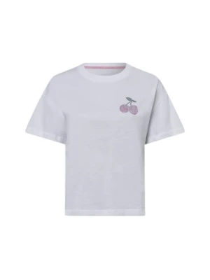 Marie Lund Koszulka damska Kobiety Bawełna biały jednolity,