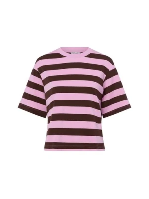 Marie Lund Koszulka damska Kobiety Bawełna brązowy|różowy,