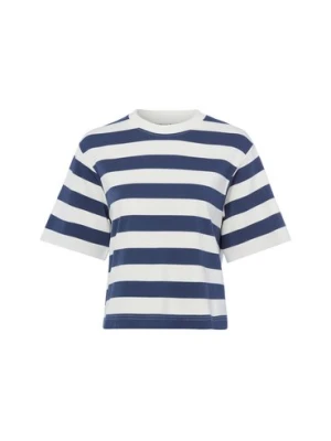 Marie Lund Koszulka damska Kobiety Bawełna niebieski w paski,