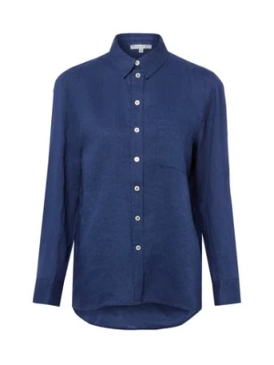 Marie Lund Lniana bluzka damska Kobiety len niebieski,