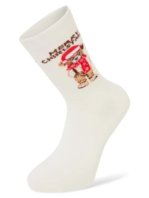 Marie Lund Skarpety Kobiety Bawełna biały|wielokolorowy wzorzysty,