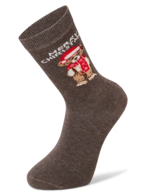Marie Lund Skarpety Kobiety Bawełna brązowy|wielokolorowy wzorzysty,