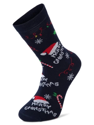 Marie Lund Skarpety Kobiety Bawełna niebieski|wielokolorowy wzorzysty,