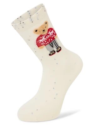 Marie Lund Skarpety Kobiety biały|wielokolorowy wzorzysty,