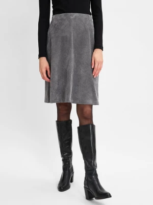Marie Lund Spódnica damska Kobiety szary wypukły wzór tkaniny,