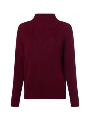 Marie Lund Sweter damski Kobiety Bawełna czerwony jednolity,