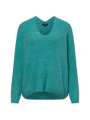 Marie Lund Sweter damski Kobiety niebieski|zielony jednolity,