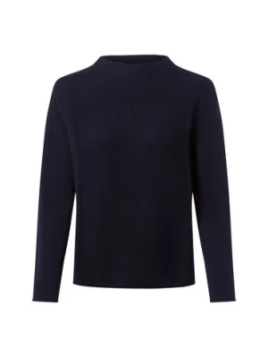 Marie Lund Sweter damski z dzianiny Kobiety Bawełna niebieski,