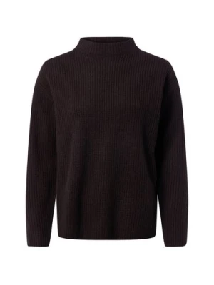 Zdjęcie produktu Marie Lund Sweter damski z dzianiny merino Kobiety Wełna merino brązowy jednolity,