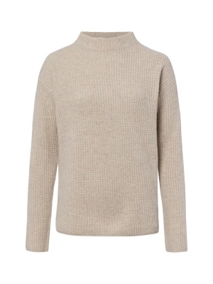 Marie Lund Sweter z dzianiny merino Kobiety Wełna merino beżowy