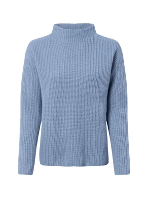 Marie Lund Sweter z dzianiny merino Kobiety Wełna merino niebieski