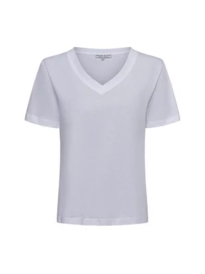 Marie Lund T-shirt damski Kobiety Bawełna biały jednolity,