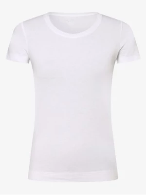 Marie Lund T-shirt damski Kobiety Dżersej biały jednolity,