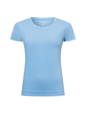 Marie Lund T-shirt damski Kobiety Dżersej niebieski jednolity,