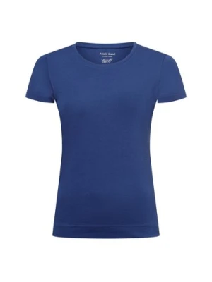 Marie Lund T-shirt damski Kobiety Dżersej niebieski jednolity,