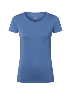 Marie Lund T-shirt damski Kobiety Dżersej niebieski jednolity,