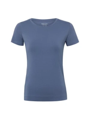 Marie Lund T-shirt damski Kobiety Dżersej niebieski jednolity,