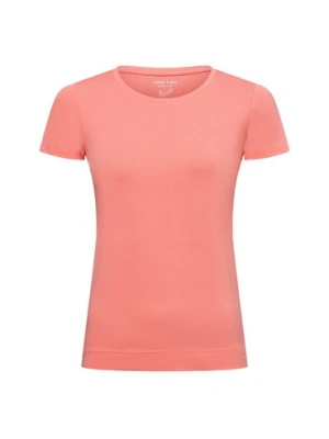 Marie Lund T-shirt damski Kobiety Dżersej pomarańczowy jednolity,