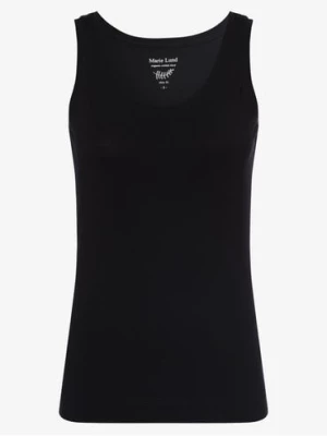 Marie Lund Top damski Kobiety Bawełna niebieski jednolity,