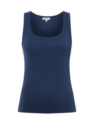 Marie Lund Top damski Kobiety Bawełna niebieski,