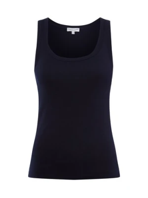 Marie Lund Top damski Kobiety Bawełna niebieski jednolity,