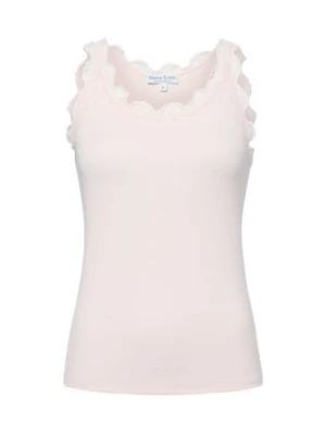 Marie Lund Top damski Kobiety Bawełna różowy jednolity,