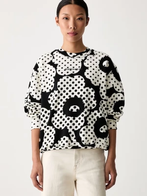Marimekko bluza damska bawełniana czarny